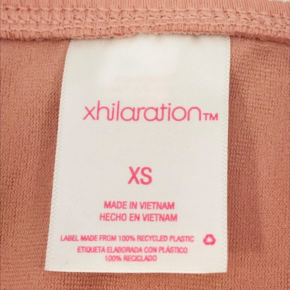 Xhilaration Women's Size XS 00 Ribbed Cheeky Bikini Swim Bottom Mauve New - Picture 9 of 9